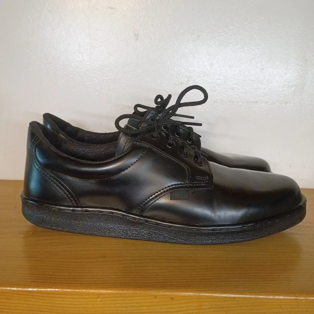 THOROGOOD Black Derby Shoes USPS Issue 834-6145 Men's Size 10.5 M